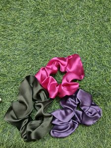 Satin Soft Hair Scruchies ( Pack Of 6)
