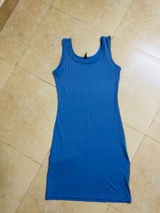Light Blue Bodycon Mini Dress
