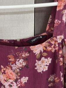 Floral Tie-Strap Maxi Dress