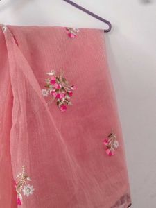 Elegant Embroidered Saree