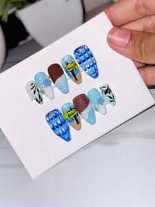Summer Beach Press-On Nail Set