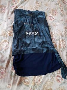 Navy Blue Top