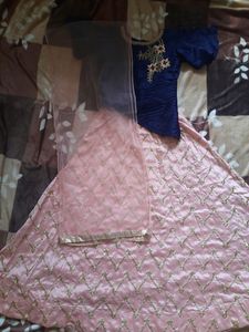 Beautiful Lahenga Choli Set For Little Girl