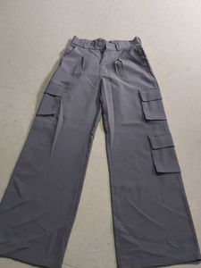 Grey Cargo Pants