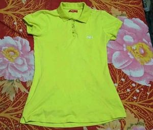 Lime Green Polo Top