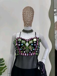 💫🌸 Navratri Special Real mirror Kurti Pant