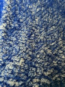 Blue Textured Knit Sweater