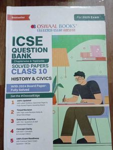ICSE X Oswal History Question Bank