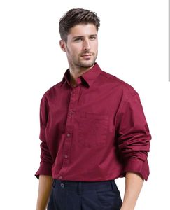 Burgundy Button-Down