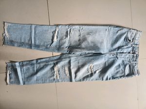 Divided H&M Light Blue Ribbed Jeans