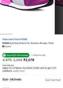 Puma  Original purple sneakers.....
