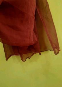 Long And Wide Maroon Dupatta♥️