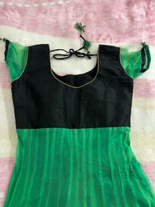 Elegant Green Anarkali Suit