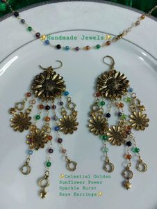 ✨️Fantasy Golden Era Bohemian Princess Earrings✨️