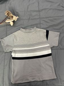 Striped Grey T-Shirt