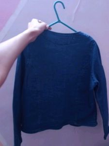 Denim Cropped Jacket