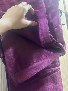 Wine A Line 3 Pc Dress