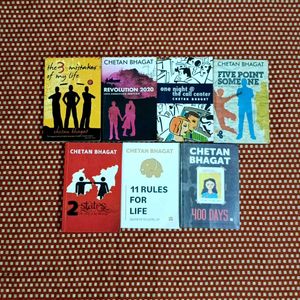 Chetan Bhagat Books - Set of 7