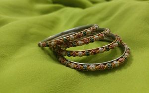 Bangles with Pearl Detail