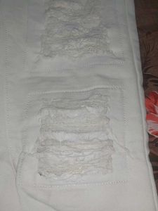 White Ripped Jeans