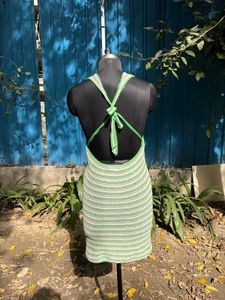 Handmade Crochet Mini Dress