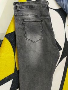 Grey Skinny Fit Jeans