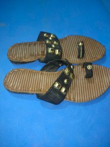 Flat  Brown 🤎 Slipper & Jutti (Combo)