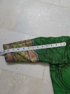 Gold Silk Saree with Intricate Border