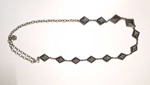 Vintage Silver Chain Belt