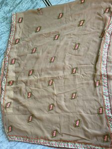 Elegant Embroidered Ethnic Fabric