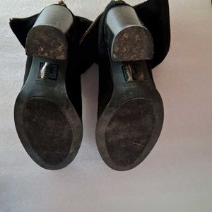 Black Suede Ankle Boots