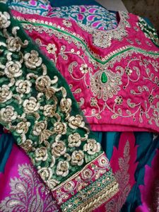 New Unused Designer 3 Piece Lahanga Choli