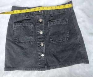 Denim Mini Skirt