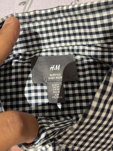 H&amp;M Formal Checked Shirt