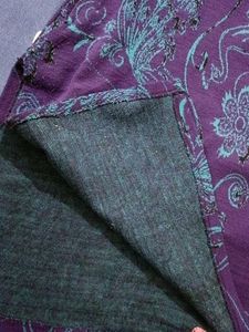 Purple Printed warm Kurta