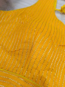 Elegant Yellow striped Blouse