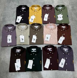 us polo plain shirt