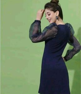 Blue Top Dress