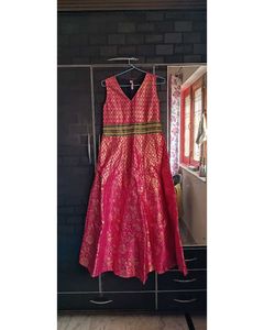 Elegant Pink Ethnic Gown