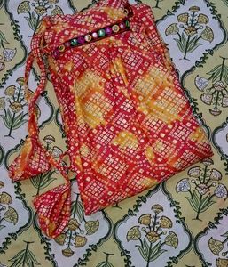 Navratri Special Full Length Red Skirt