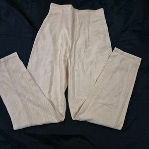 Embroidered High-Waisted Jeans/korean pants