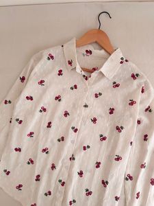 CHERRY SHIRT 100% COTTON