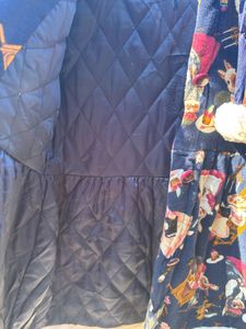 Girl's Patterned Coat