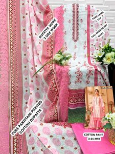 Pakistani Embroidery Work Dress Material