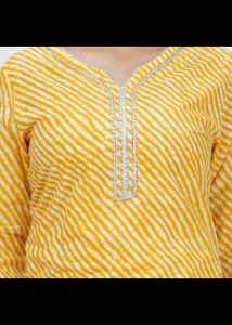 Festive Lehriya Kurti
