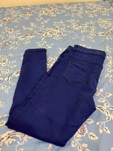 Navy Blue Denim Jeans