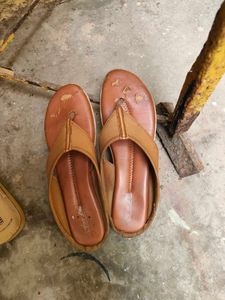 Brown Leather Flats
