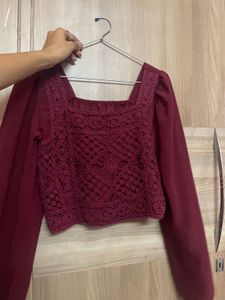 Crochet Detail Top