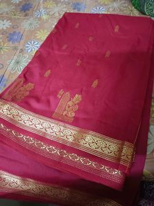 Elegant Red Saree