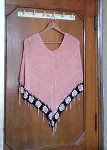Summer Ponchu top (क्रोशिया से बना)